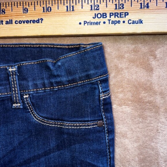 Jordache Super Skinny Girls 12 Slim Stretch Dark Wash Blue Jeans Denim (Q) - Picture 5 of 9